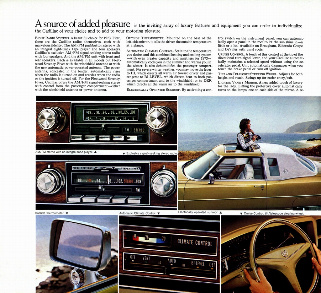 1973 Cadillac Prestige Brochure Page 18